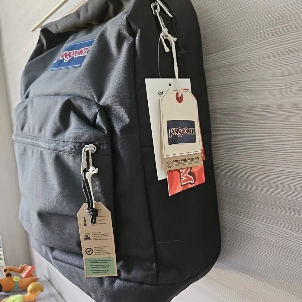 JanSport Black Cross Town Plus 15